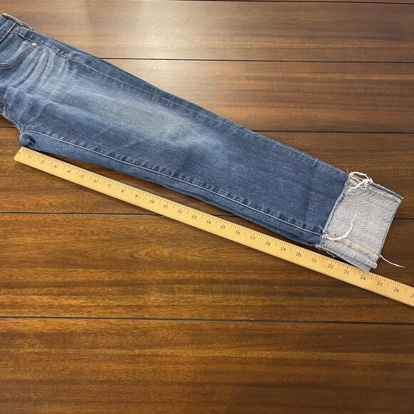 Adriano Goldschmied Women's The Stevie Cuff Jean medium wash size 25 - Picture 10 of 12